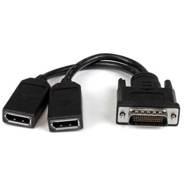 8in DMS-59 to Dual DisplayPort Cable 8in DMS-59 to Dual DisplayPort Cable
